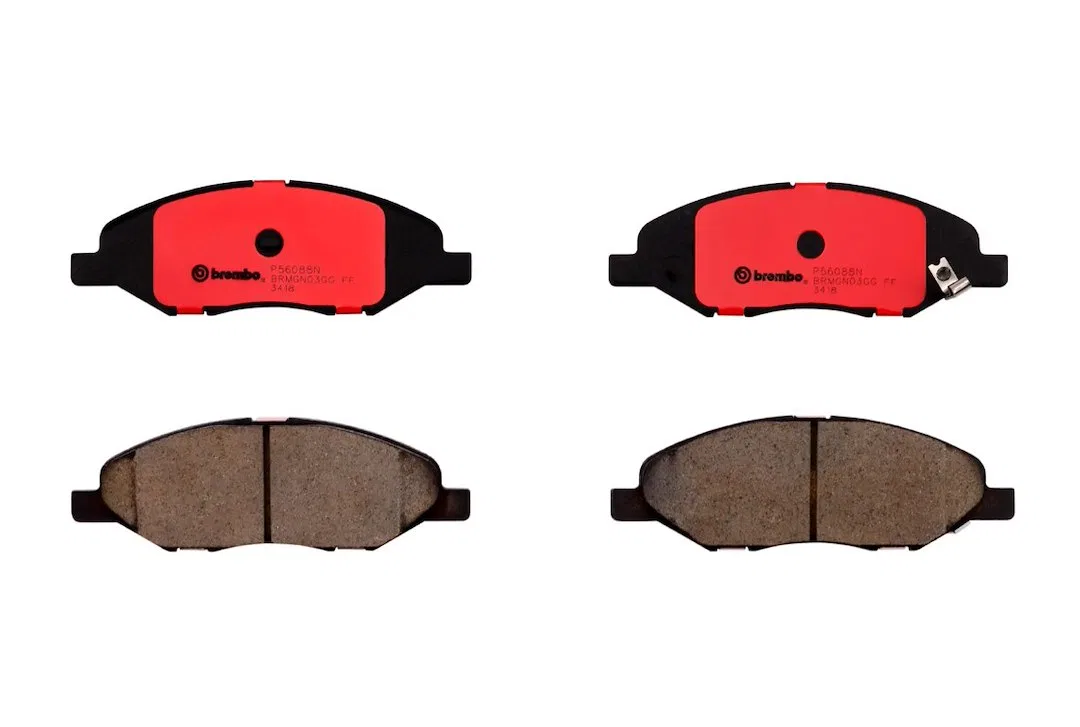 P56088N – BREMBO Brake Pad, FMSI Number D1345-8456 Ceramic Set Of 4 With Hardware